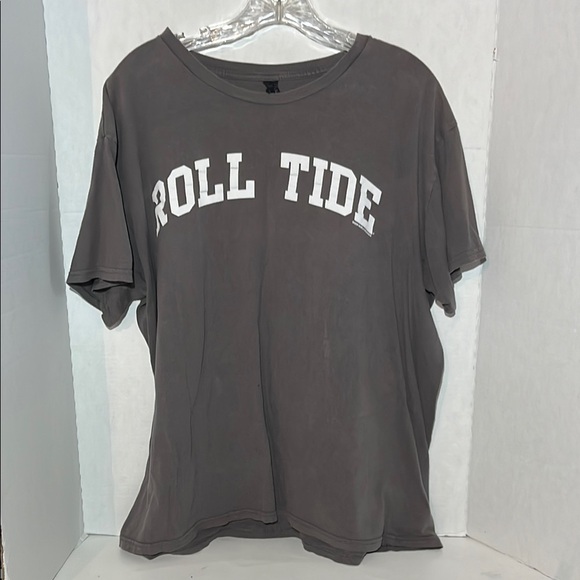 Hanes Tops - Hanes Gray 'Roll Tide' Short Sleeve Tee